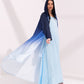 Hydrangea Blue Ombré Abaya