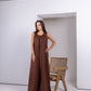 Brown Linen Inner Dress