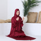 Magenta Prayer Abaya