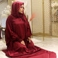 Magenta Prayer Abaya