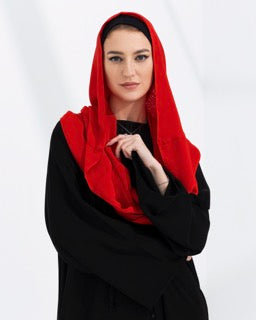 Flame Red Hijab