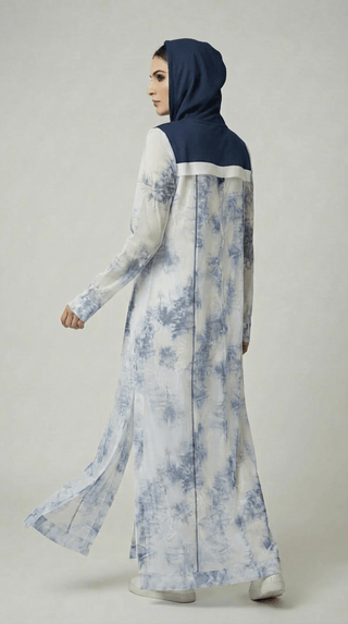 Azure Pavilion Movement Abaya (Limited Edition) - fashion by shehna
