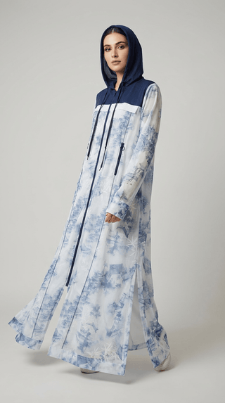 Azure Pavilion Movement Abaya (Limited Edition) - fashion by shehna