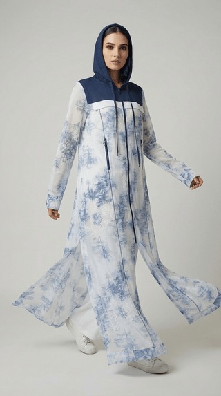 Azure Pavilion Movement Abaya (Limited Edition) - fashion by shehna