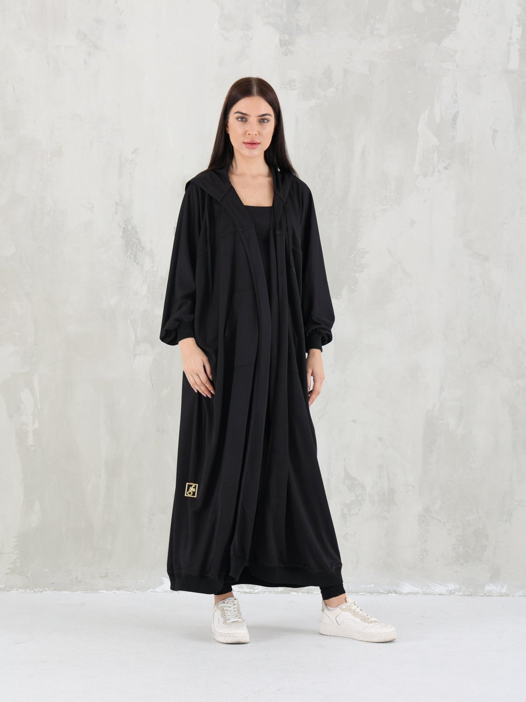 Black Hoodie sporty wear - by shehna – fashion by shehna