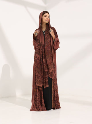 Kashmir Bloom Abaya — Sienna Dusk - fashion by shehna