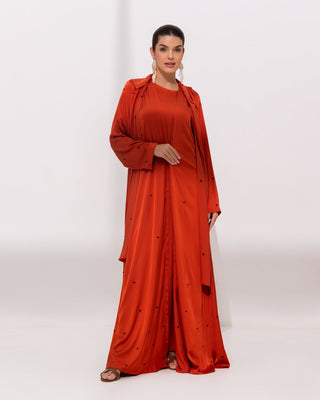 Nabad Ember Orange - fashion by shehna