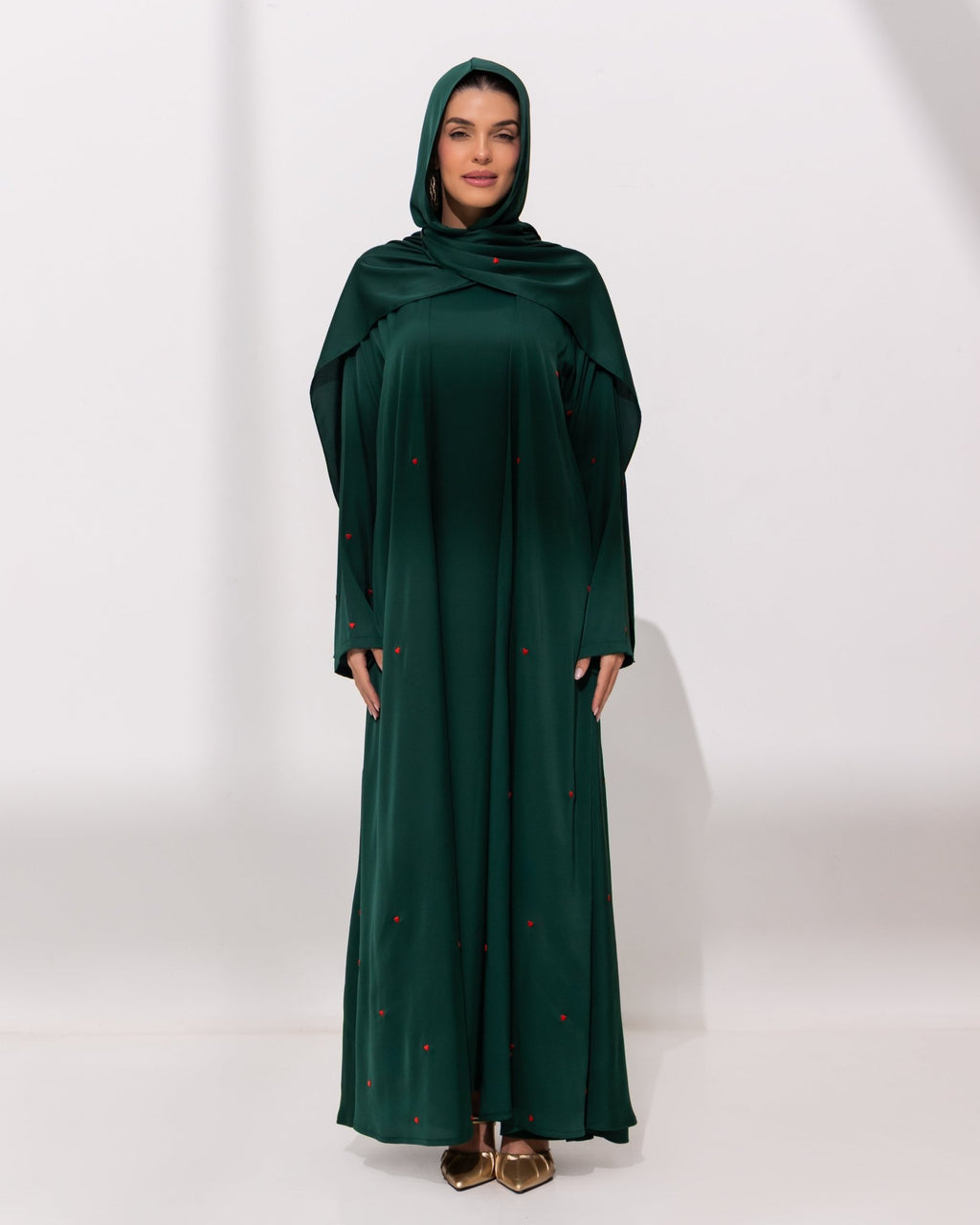Nabd Forest Green abaya - fashion by shehna