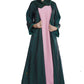 Emerald Dazzle Abaya - Fashion by Shehna