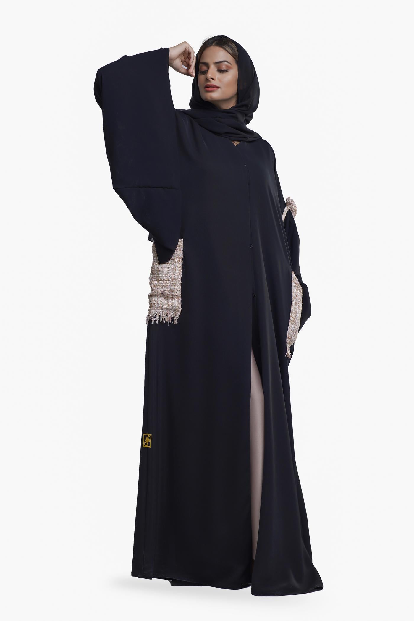 Kenza Abaya: Stylish and versatile abaya with a modern, minimalistic design by Fashion by Shehna