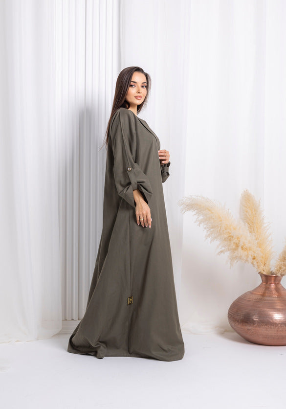 Green Abaya - Fashion by Shehna