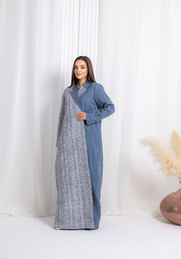 Winter Blue Abaya